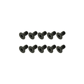CORE-RC CR344 STEEL CSK HEX SCREWS M3 X 5 PK10