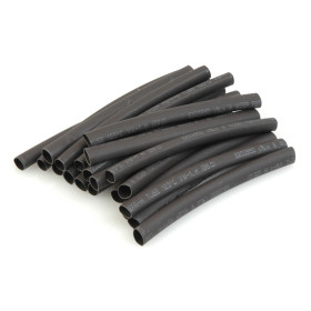 CORE-RC CR124 HEATSHRINK 6.0MM DIA BLACK - 20PCS