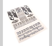 Schumacher U2752 Decal sheet - Mi2  1 sheet