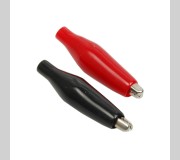 Schumacher U2853 Croc Clips  Mini - Red/Black 2 pairs