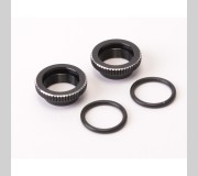 Schumacher U4301 Threaded Shock Collar (Black) pr - Mi5,FT