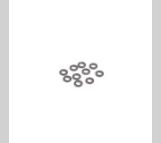 Schumacher U7710 M3 Black Alloy Washers 1.00mm (pk10)