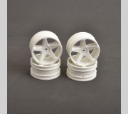 Schumacher U2001 SST 5 Spoke 25mm Wide O/S White