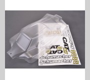 Schumacher U5116 Bodyshell, Decals & Window Mask  Clear - CAT K1