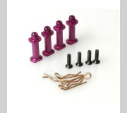 Schumacher U3702 Alloy Posts  Saddle LiPo pk4 - SV/2