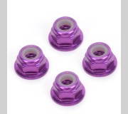 Schumacher U2135 M4 Nyloc Wheel Nut - Purple Alloy (pk4)