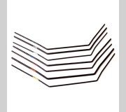 Schumacher U4272 Rear Roll Bar Set - Mi5