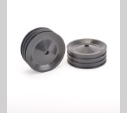 Schumacher U7182 Front Wheel Black (pr) - CAT XLS