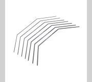 Schumacher U4575 Rear Roll Bar Set - Mi5evo (7 pcs)