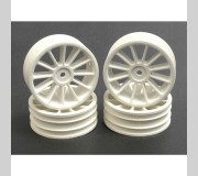 Schumacher U2171 Wheel  12 spoke 20mm - White (Pk4)