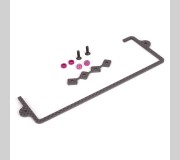 Schumacher U3932 C/F LiPo Strap and Locators