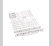 Schumacher U7954 Decals - CAT L1 EVO Pre-cut