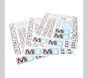 Schumacher U4320 Decal Sheet - Mi5 - (pk3)