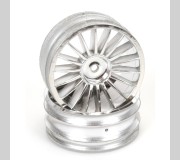 Schumacher U2808 Chrome Front Wheels - GTR (pr)