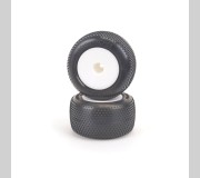 Schumacher U6880 Mini Spike-Silver-Truck Tyre - Pre-Glued  pr