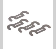 Schumacher U4932 Split Block Shims 0.5mm pk4 - Mi6/evo