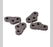 Schumacher U4295 C/F Optional Rear Hub Arm Set 2pr - Mi5,Mi6/evo