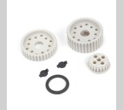 Schumacher U2445 Pulleys  Fr  Rr  20t - Mi1