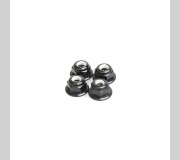 Schumacher U2812 M4 Nyloc Wheel Nut - Black Alloy (pk4)