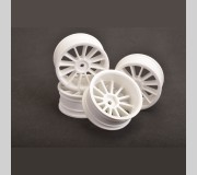 Schumacher U2366 Wheel  12 spoke 24mm - White (Pk4)