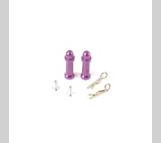 Schumacher U2476 Purple Alloy Battery Posts and Clips (pr)