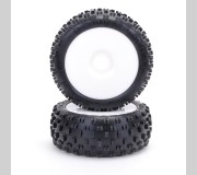 Schumacher U6809 Stagger Rib 1/8th - Yellow - Pre-Glued  (pr)