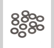 Schumacher U4862 Black Alloy Washers 0.50mm (pk12)