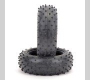 Schumacher U6557 Mini Spike 2  Front Tyres - Yellow (pr)