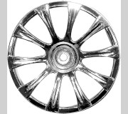 Schumacher U3098 Wheel  Chrome 10 Spoke  - Rascal (pr)