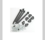 Schumacher U2154 Lite Body Post Set  2 vert 2 horiz