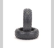 Schumacher U6762 Mini Spike 2  Front Tyres - Silver (pr)