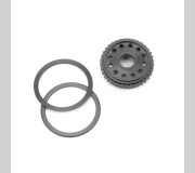 Schumacher U3508 CNC Ball Diff Pulley and Fences  36T - Mi4-Mi5evo
