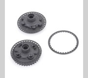 Schumacher U4879 Gear Diff Pulley, Cover and Fence - Mi6/evo