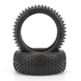 Schumacher U6750 Mini Spike 1/8th Tyre - Silver  (pr)