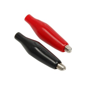 Schumacher U2853 Croc Clips  Mini - Red/Black 2 pairs