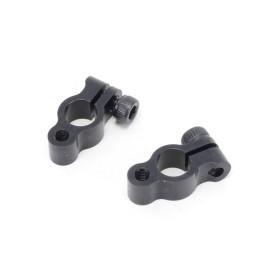 Schumacher U4539 Body Post Mount Front (Black) - Mi5evo - (1pr)