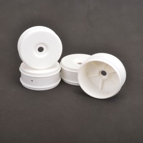 Schumacher U3114 Wheel 1/8th - White Dish v2 - pk4