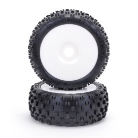 Schumacher U6808 Stagger Rib 1/8th - Silver - Pre-Glued  (pr)