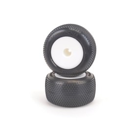 Schumacher U6878 Mini Pin - Yell-Truck Tyre - Pre-Glued pr