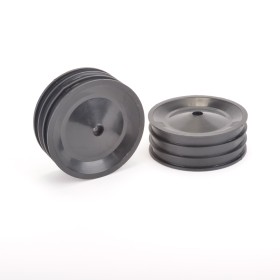 Schumacher U7182 Front Wheel Black (pr) - CAT XLS