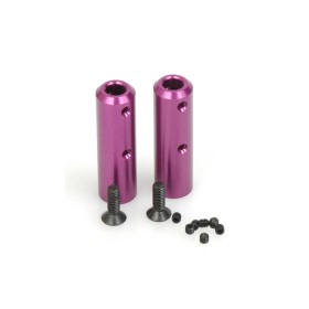 Schumacher U2871 Purple Alloy Roll Bar Posts - Havoc (pr)