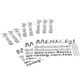 Schumacher U2670 Decal sheet - Menace                 pk 3