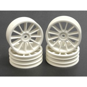 Schumacher U2171 Wheel  12 spoke 20mm - White (Pk4)