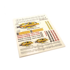 Schumacher U2259 Decal sheet - Schumacher 3000
