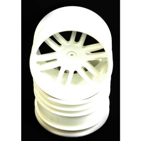 Schumacher U2974 White Wheel   12 Spoke - Havoc       (pr)
