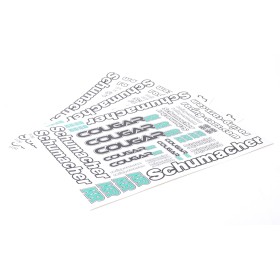 Schumacher U4372 Decals - Cougar KR - pk3