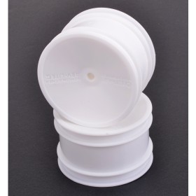 Schumacher U4101 Wheel Rear 2WD/4WD pin drive Flexlite White - pr