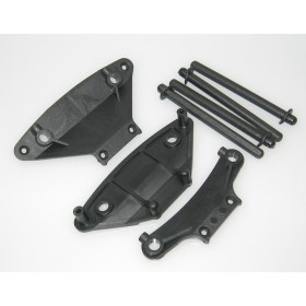 Schumacher U2735 Bumper and Body Mounts - Mi2/EC