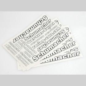 Schumacher U3478 Decal sheet - Schumacher and racing-cars.com (pk3)