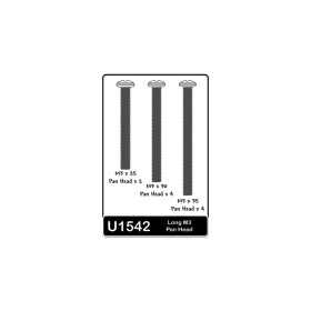 Schumacher U1542 SPEED PACK - Long M3 Screws